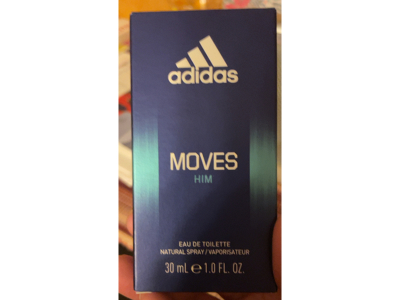 Adidas Moves Him Eau De Toilette Natural Spray, 1 fl oz/30 mL