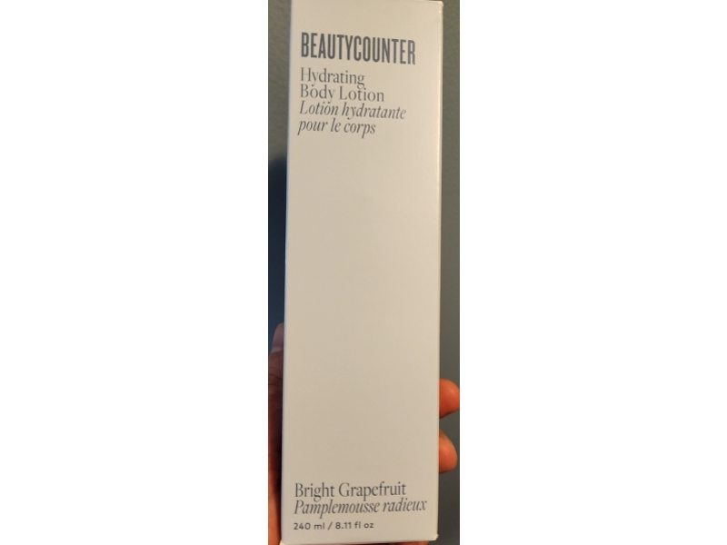 Beautycounter Hydrating Body Lotion, Bright Grapefruit, 8.11 fl oz/240 mL