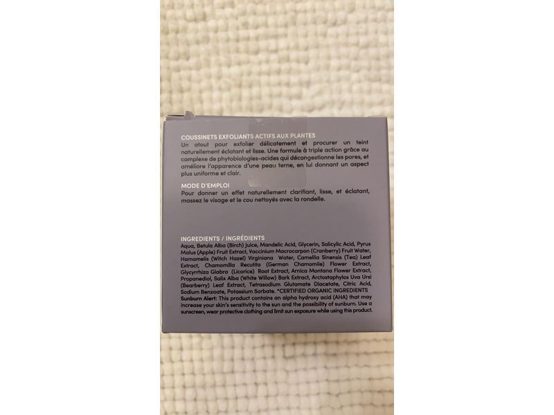 Fitglow Beauty Natural Plant Active Peel Pads, 50 Pads