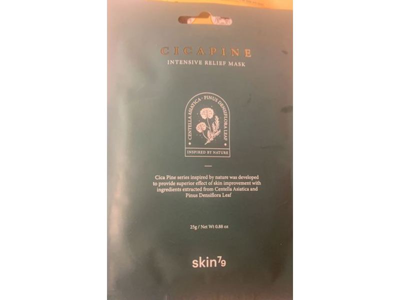 Skin79 Cica Pine Intense Relief Mask, 0.88 oz/25 g, Pack Of 10