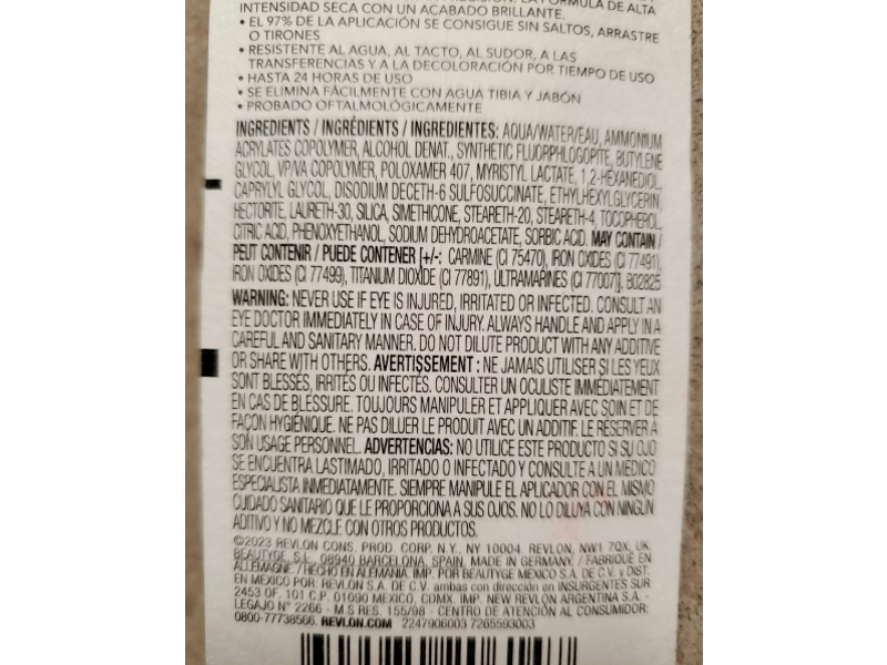 Revlon Colorstay Micro Easy Precision Liquid Eyeliner, 303 But First-Wine, 0.057 fl oz/1.7 mL