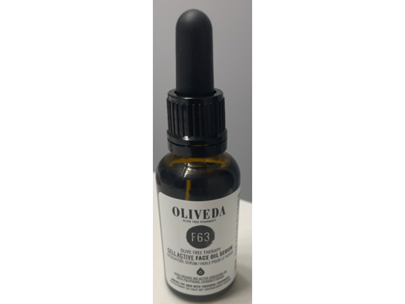 Oliveda Cell Active Face Oil Serum, F63, 1.0 fl oz/30 mL