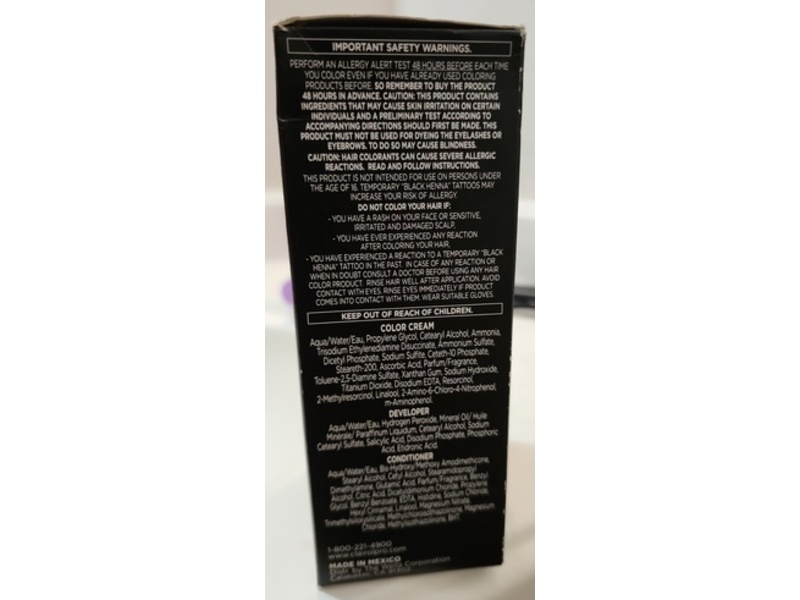 Clairol Professional Pro Color Kit, 9N Natural Lightest Blonde, 1 Application