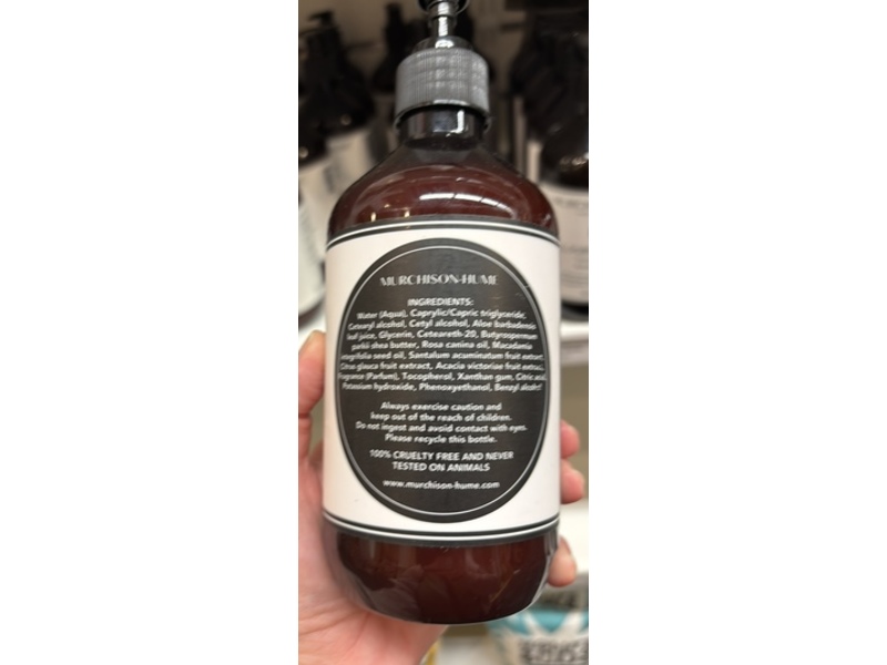 Murchison Hume Velvet Glove Hand Cream, Original Fig, 17 fl oz/500 mL