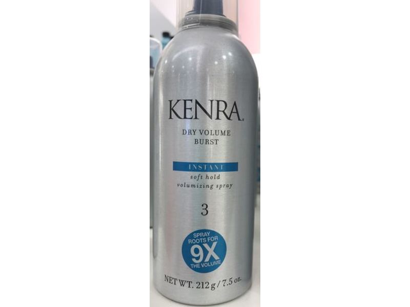 Kenra Dry Volume Burst Instant Soft Hold Volumizing Spray, 3, 7.5 oz/212 g