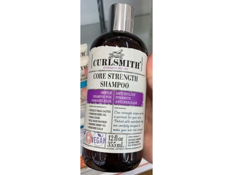 Curlsmith Core Strength Shampoo, 12 fl oz/355 mL