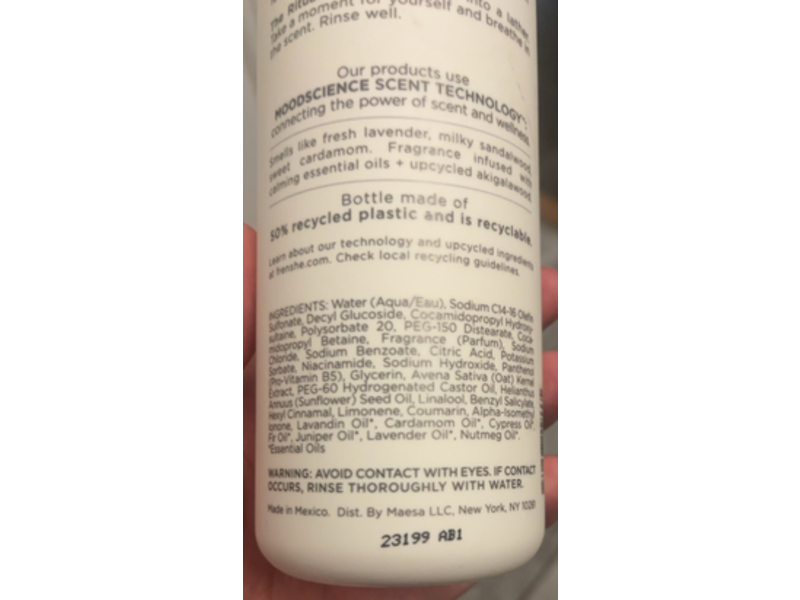 Being Frenshe Unwind & Rest Renewing Body Wash, Lavender Cloud, 14 fl oz/414 mL