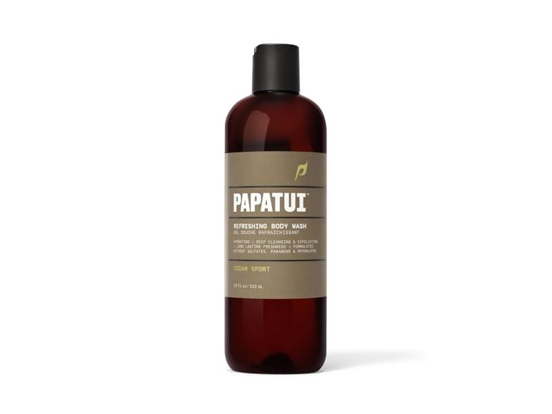 Papatui Refreshing Body Wash, Cedar Sport, 18 fl oz/532 mL