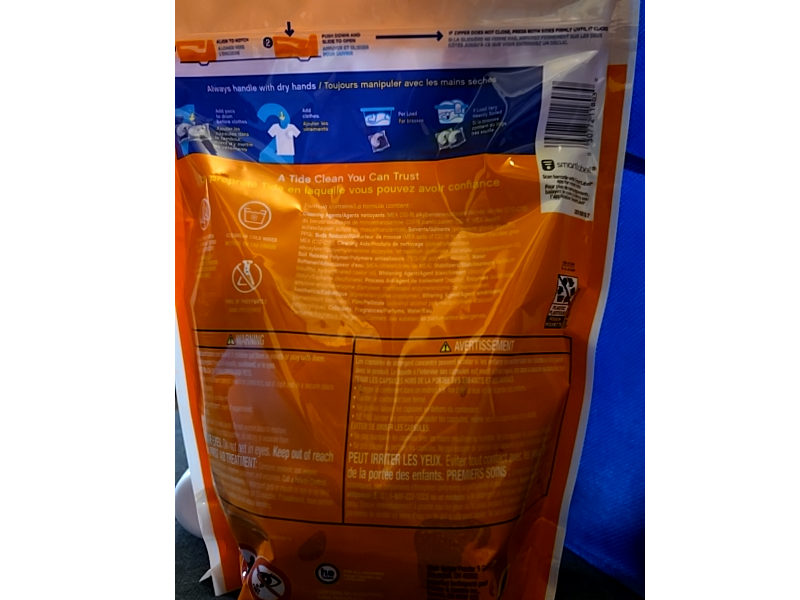 Tide 2 - In - 1 Power Detergent Pods + Downy Soft Boosters, April Fresh, 18 Pacs, 28 oz/795 g