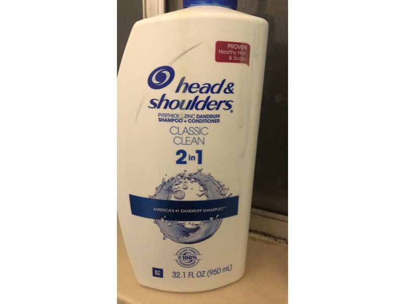 Head & Shoulders Classic Clean 2 In 1 Shampoo + Conditioner, 32.1 fl oz/950 mL