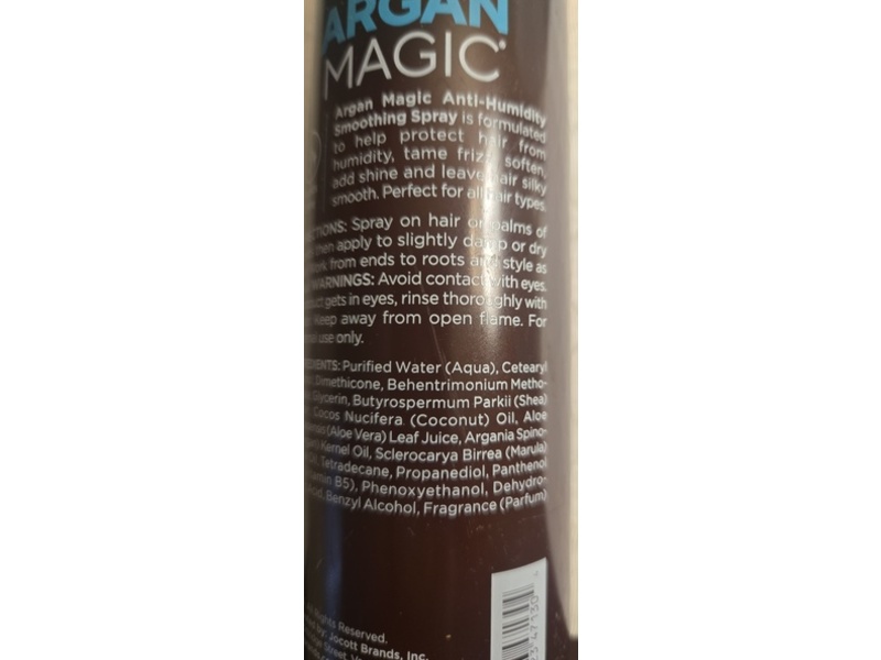 Argan Magic Anti-Humidity Smoothing Spray, 8.5 fl oz/250 mL