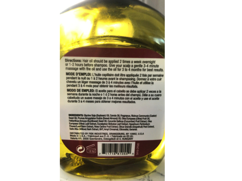 Difeel Premium Hair Castor Oil, 7.78 fl oz/230 mL