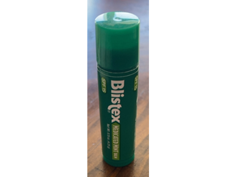 Blistex Lip Balm, SPF 15, Medicated Mint, 0.15 oz/4.25 g