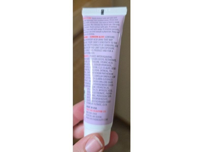 First Aid Beauty KP Bump Eraser Body Scrub, 10% AHA, 1 oz/28.3 g