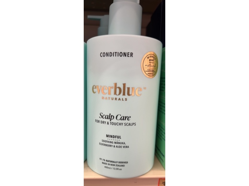Everblue Naturals Scalp Care Conditioner, Mindful, 13.5 fl oz/400 mL