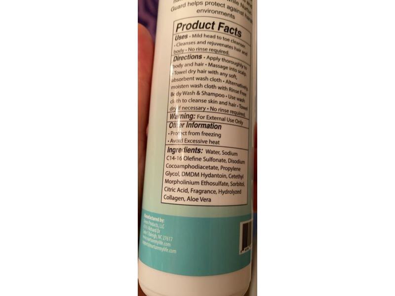 Nurture Valley Rinse Free Body Wash & Shampoo, 8.5 fl oz, Pack Of 3