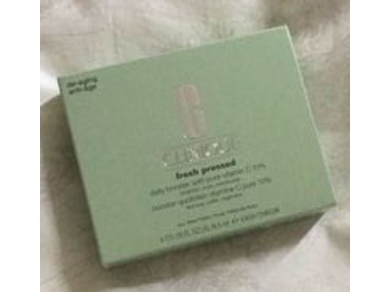 Clinique Fresh Pressed Anti-Aging Daily Booster Set, Pure Vitamin C, 0.29 fl oz/8.5 mL, 4 Count