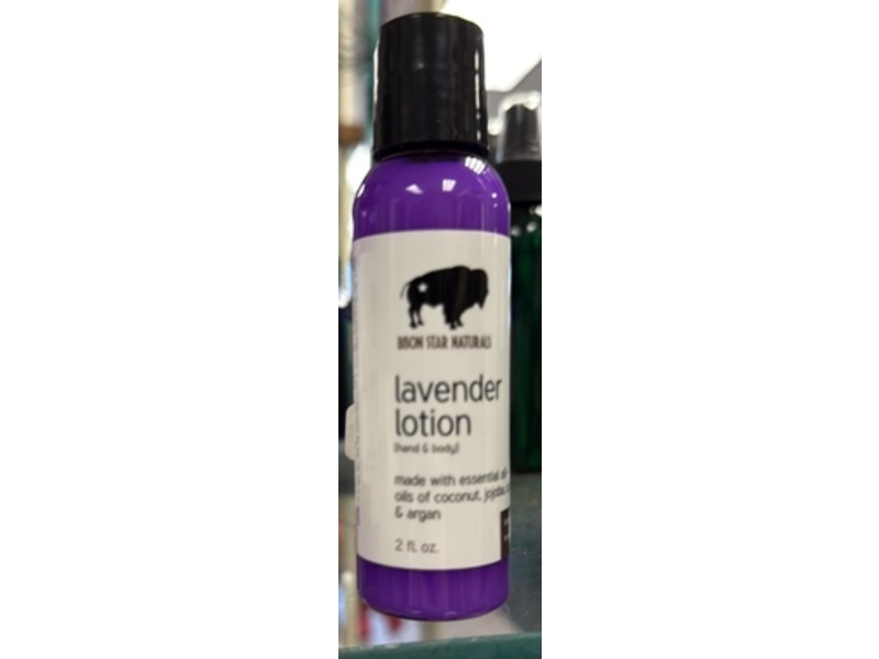 Bison Star Naturals Hand & Body Lotion, Lavender, 2 fl oz