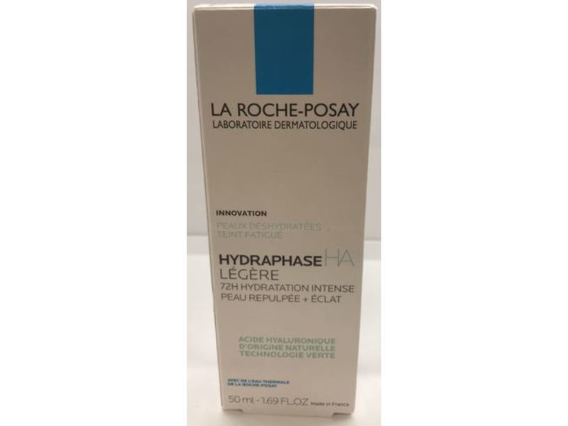 La Roche Posay Hydraphase Ha Face Moisturizer, Hyaluronic Acid, 1.69 fl oz/50 mL