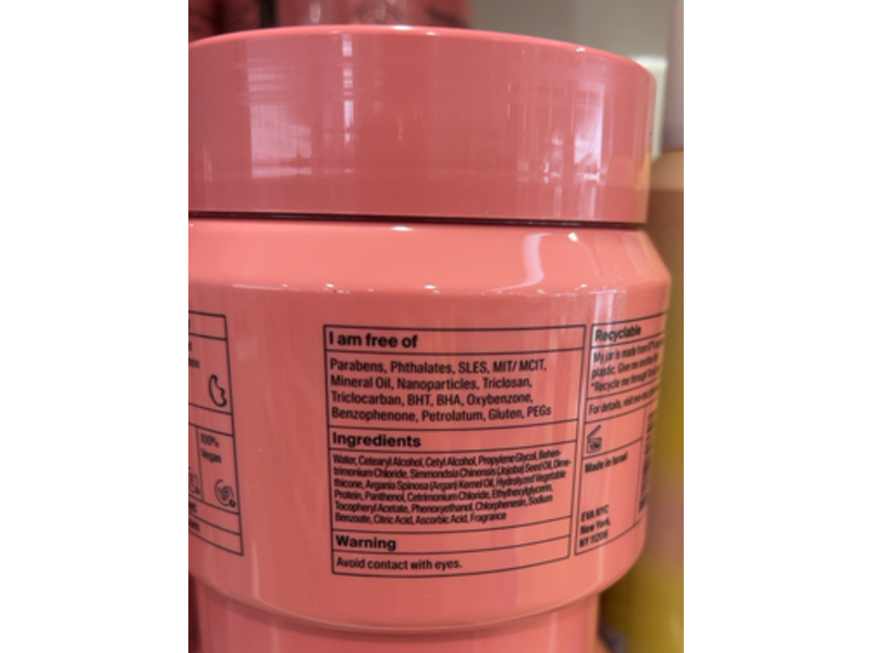 Eva-nyc Therapy Session Hair Mask, Argan Oil + Plant Protein, 16.9 fl oz/500 mL