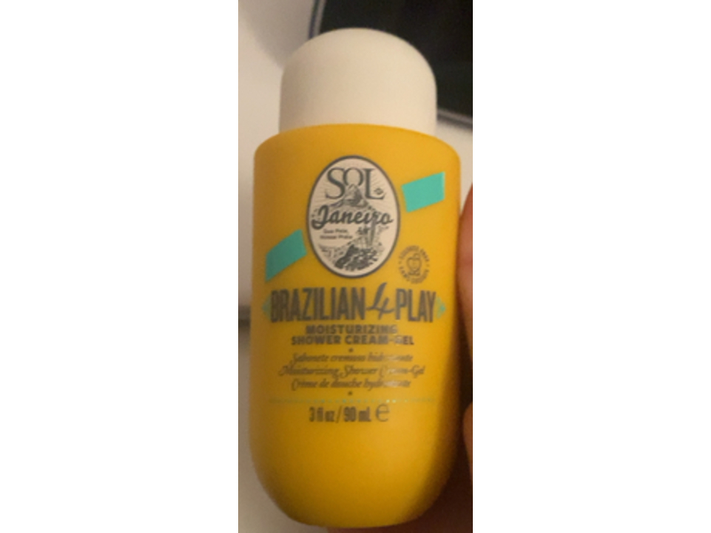 Sol De Janeiro Brazilian 4 Play Moisturizing Shower Cream Gel, 3 fl oz/90 mL