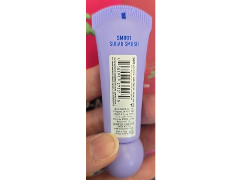 NYX Professional Makeup Smushy Matte Lip Balm, Sugar Smush, 0.27 fl oz/8 mL