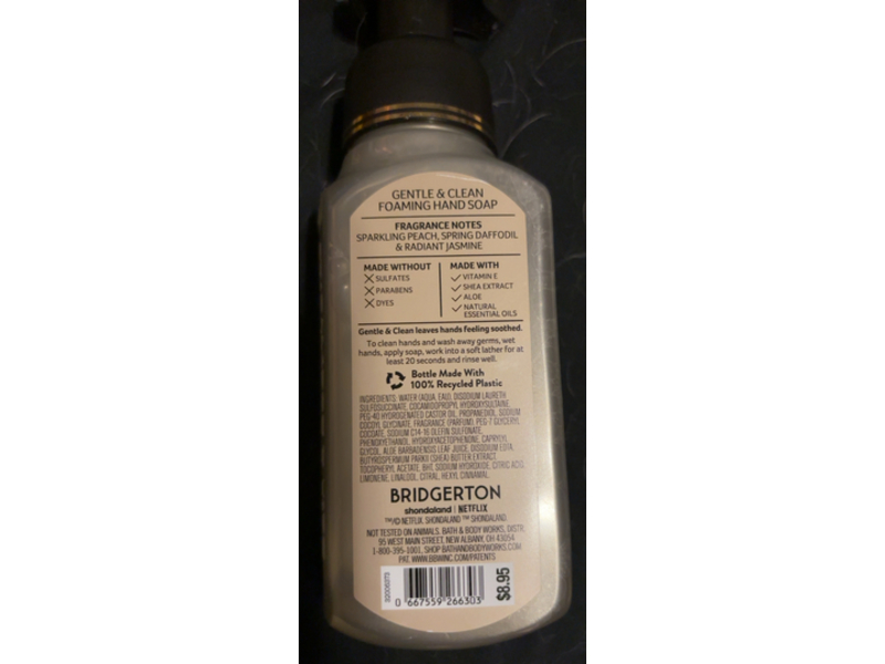 Bath & Body Works Gentle & Clean Foaming Hand Soap, Diamond Of The Season, 8.75 fl oz/259 mL