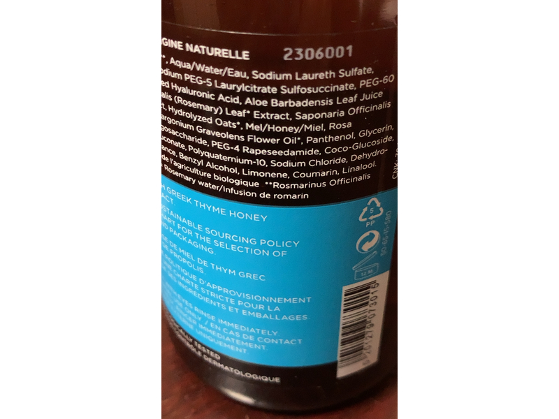 Apivita Hydration Moisturizing Shampoo, Hyaluronic Acid & Aloe, 8.45 fl oz/250 mL