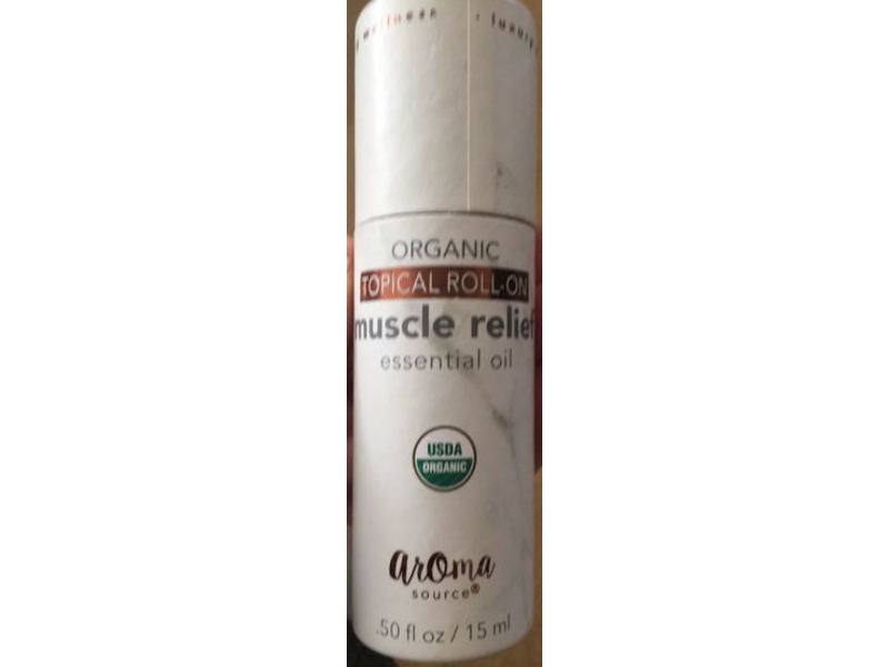 Sparoom Topical Roll-On Essential Oils Muscle Relief, 0.50 fl oz/15 mL