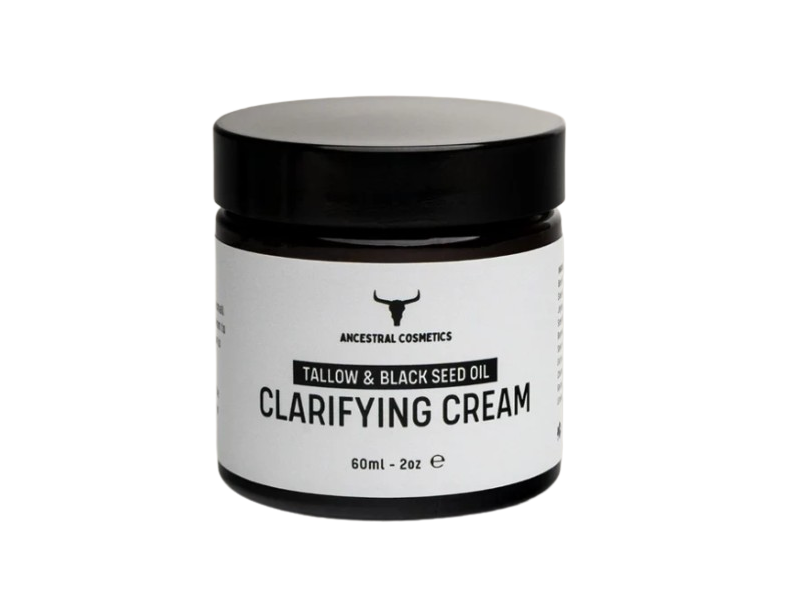 Ancestral Cosmetics Clarifying Cream, Tallow & Black Seed Oil, 2 oz/60 mL