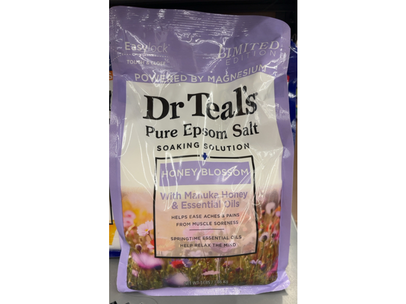 Dr Teal's Pure Epsom Salt, Honey Blossom, 1.36 kg