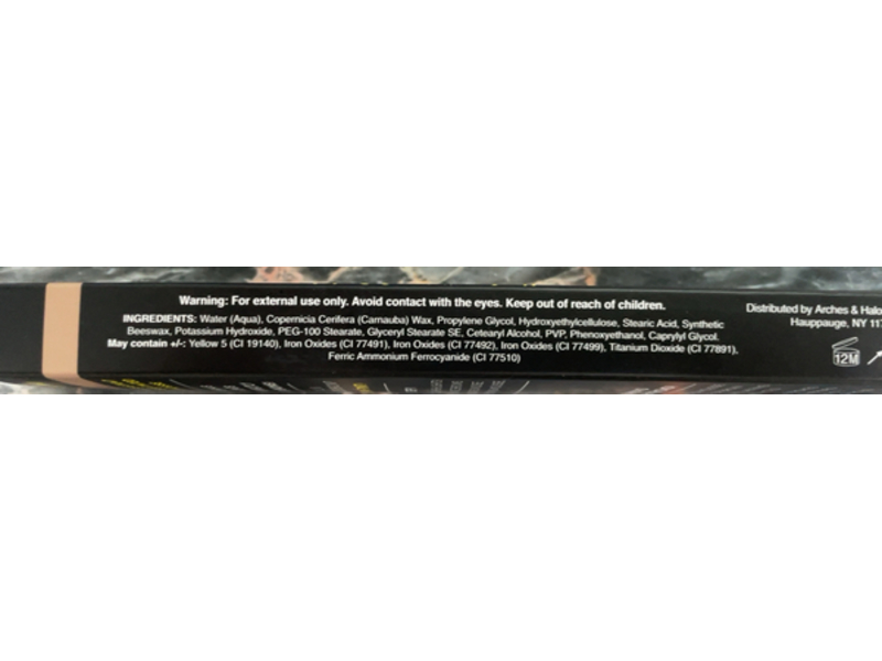 Arches & Halos Microfiber Tinted Brow Mousse, Mocha Blonde, 0.106 fl oz/3 mL