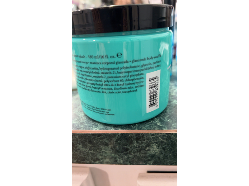 Philosophy Coconut Splash Glazed Body Souffle, 16 fl oz