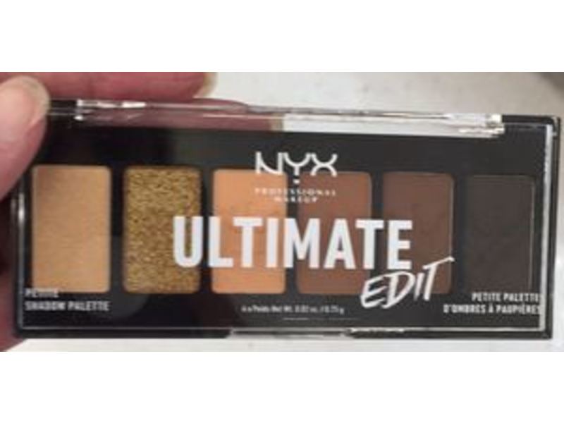NYX Professional Makeup Edit Mini Eyeshadow Palette, Ultimate Queen, 0.04 oz/1.2 g