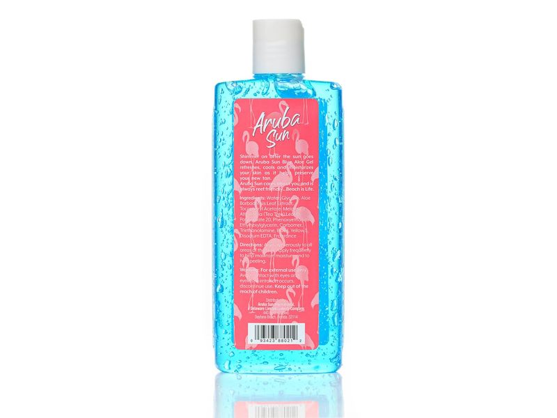 Aruba Sun After Sun Gel, Blue Aloe Gel, 8 oz/227 g