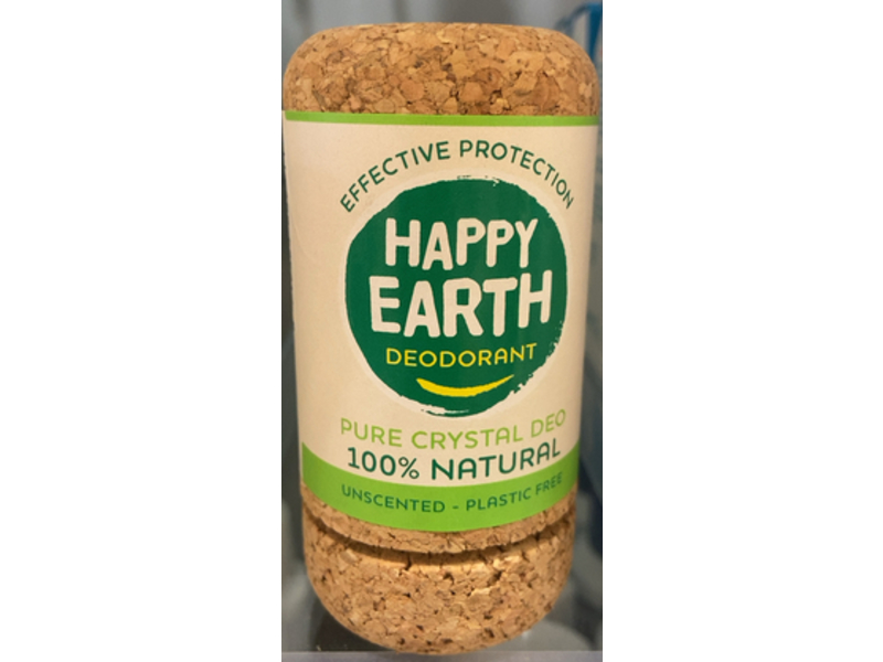 Happy Earth Deodorant, Pure Crystal Deo, 90 g