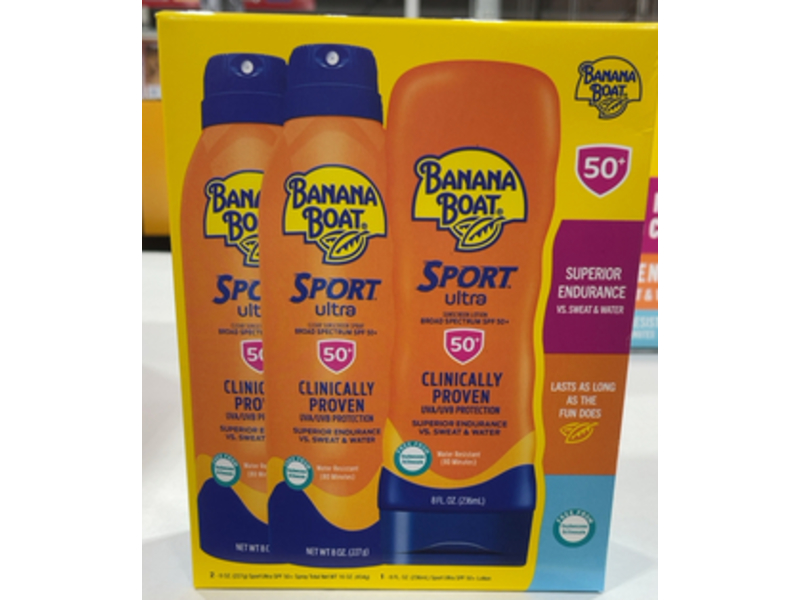 Banana Boat Sport Ultra Performance Sunscreen Pack, SPF 50