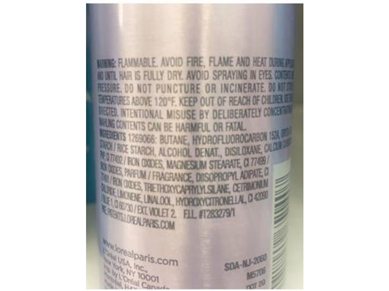 L'Oreal Paris Ever Pure Tinted Dry Shampoo, Sulfate Free, Light Tones, 4.05 oz/115 g