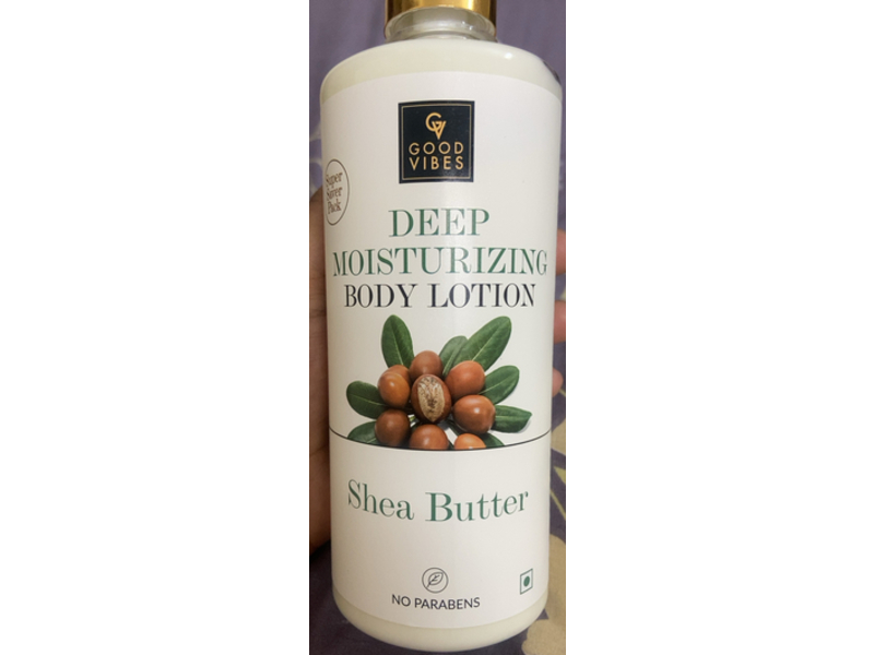 Good Vibes Deep Moisturizing Body Lotion, Shea Butter, 500 mL