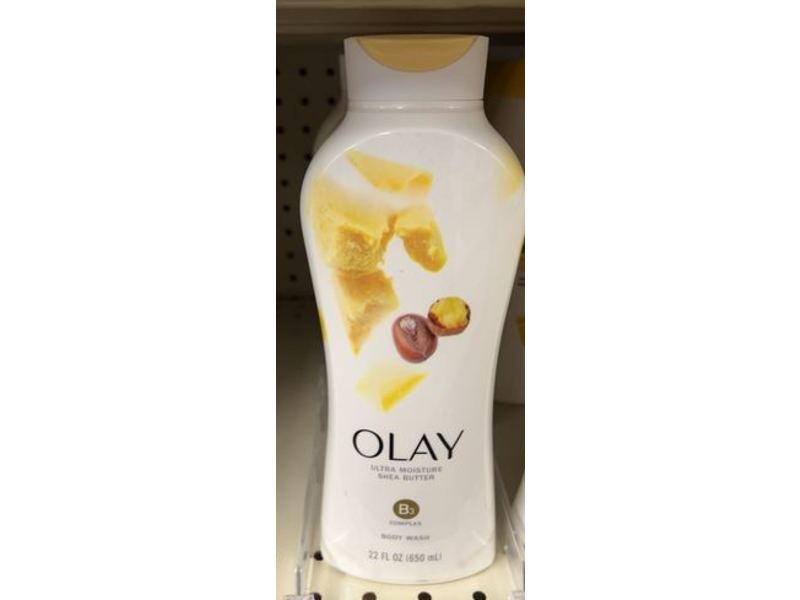 Olay Ultra Moisture Body Wash, Shea Butter, 22 fl oz/650 mL