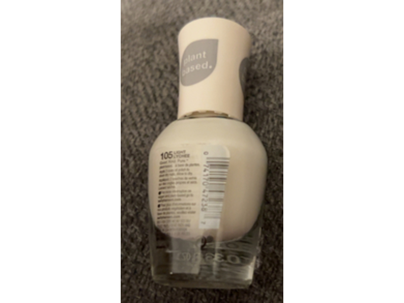 Sally Hansen Good.Kind.Pure Nail Polish, 105 Light Lychee, 0.33 fl oz/10 mL