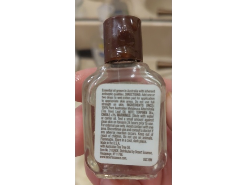Desert Essence Tea Tree Oil, 0.5 fl oz/15 mL