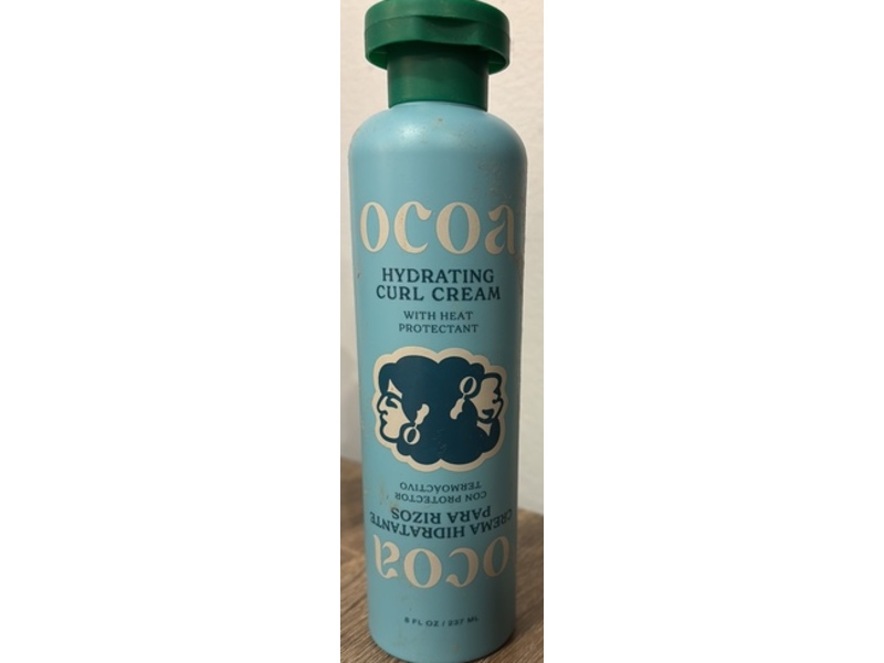 OCOA Hydrating Curl Cream, 8 fl oz/237 mL