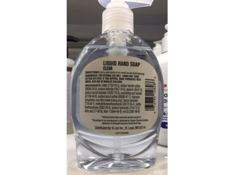 Simply Liquid Hand Soap, Clear, 7.5 fl oz/221 mL