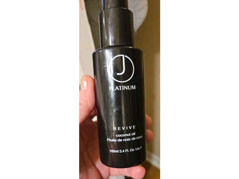 J Beberly Hills Platinum Revive Coconut Oil, 3.4 fl oz/100 mL