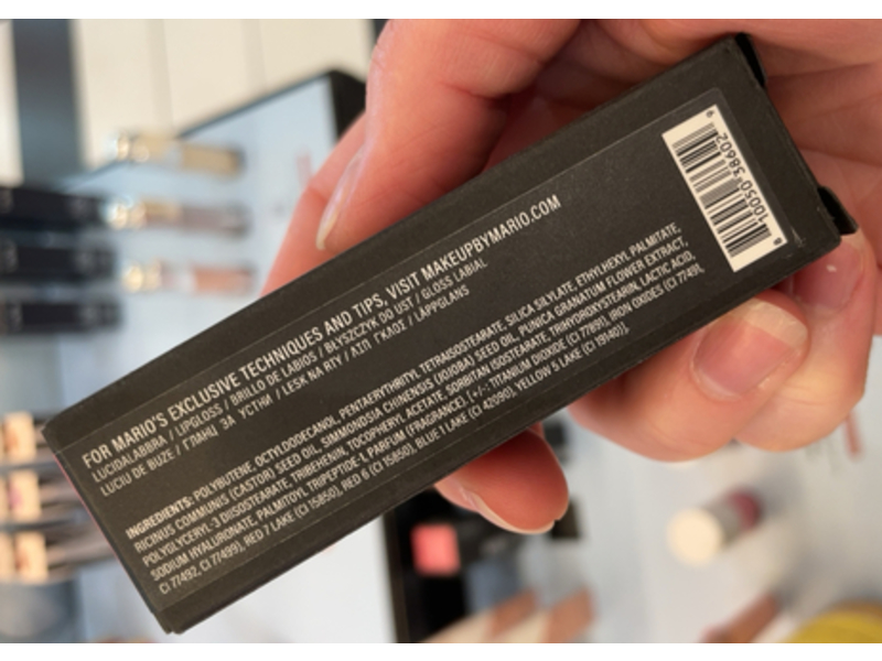 Makeup By Mario Supershine Lip Gloss, Rosewater, 0.17 oz/5 mL