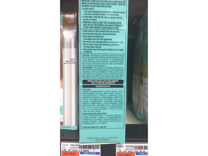 L'Oreal Paris Root Rescue, Medium Golden Brown, 1 applicatio