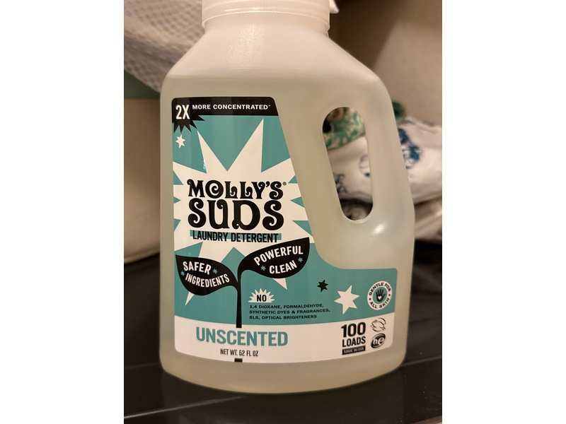 Molly's Suds Ultra Concentrated Liquid Laundry Detergent, 100 Loads, 52 fl oz