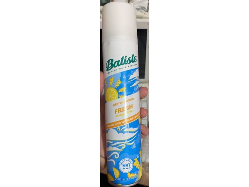 Batiste Dry Shampoo, Fresh Breezy Citrus, 200 mL