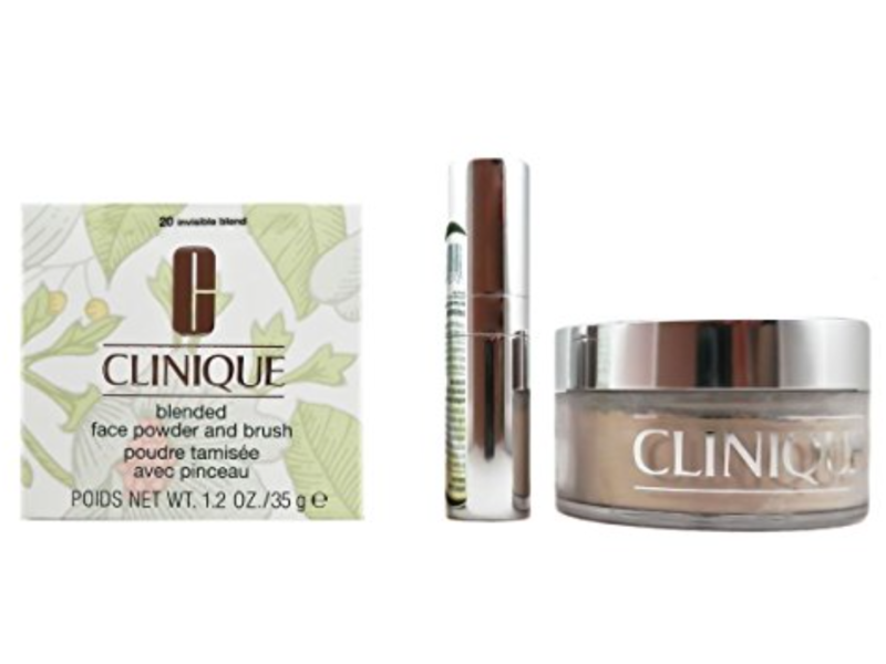 Clinique Blended Face Powder & Brush, 20 Invisible Blend, 1.2 fl oz/35 g